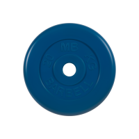 Диск обрезиненный "Стандарт", синий, 20 кг, 51 мм