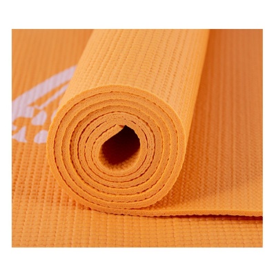 Коврик для йоги и фитнеса Atemi, AYM01PIC, ПВХ, 173х61х0,4 см, оранжевый с рисунком