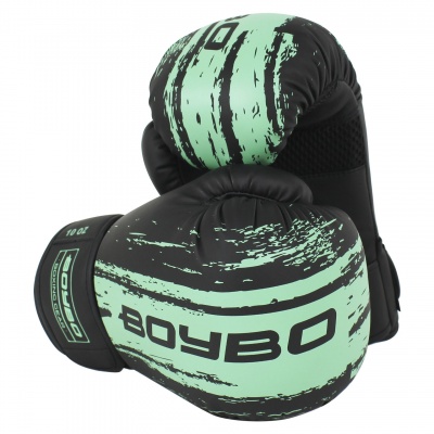Перчатки боксерские BoyBo Stain BGS322, Флекс 4oz Черный