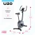 Велотренажер домашний CARBON FITNESS U20 Велотренажер домашний CARBON FITNESS U20