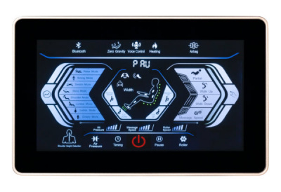 Массажное кресло Victoryfit VF-M91 (черный графит) L-образный массаж с нулевой гравитацией