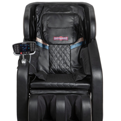 Массажное кресло Victoryfit VF-M68 (черный) с воздушно-компрессионным массажем и шиацу
