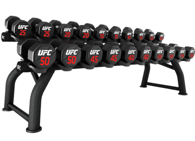 UFC Горизонтальная стойка для хранения гантелей на 10 пар