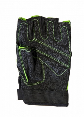 Перчатки для фитнеса Atemi, черно-зеленые, AFG06GNL